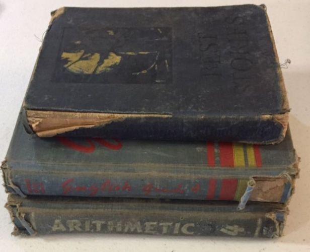 2018.1129. three school books Kinnison