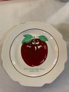 apple festival plate